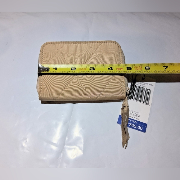 VERA BRADLEY Women's Wallet Camel Cream ULTRAIGHT Quilted BRAND-NEW w/tags - Picture 10 of 11